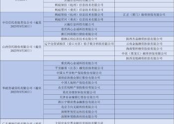 至少16家信托披露助贷合作机构名单：蚂蚁、头条、美团等成热门合作机构