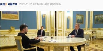 泽连斯基收到美和平计划草案 将与特朗普磋商！乌总统会见美国陆军部长！