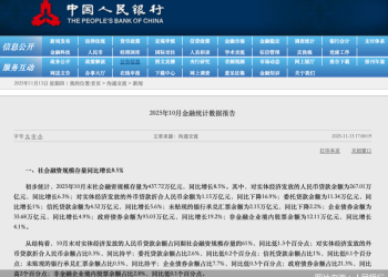 10月贷款规模合理增长 金融总量更看社融增速