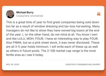 捡漏时间到？狙击英伟达的「大空头」 盯上了这些 「便宜货」