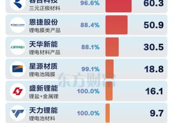 有「锂」就涨！一图梳理强势股含锂量