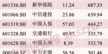 「国家队」资金最新持仓曝光（附名单）