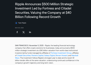 全球第四大加密货币发行商估值达到400亿美元