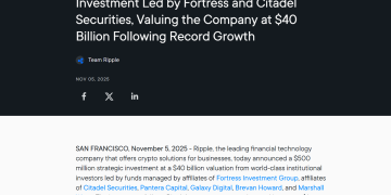 全球第四大加密货币发行商估值达到400亿美元