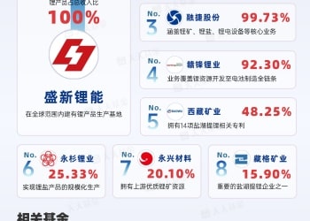 锂电产业需求迎爆发式增长！一图看懂各上市公司「含锂量」