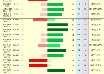 一张图：2025年11月6日黄金原油外汇股指「枢纽点+多空持仓信号」一览