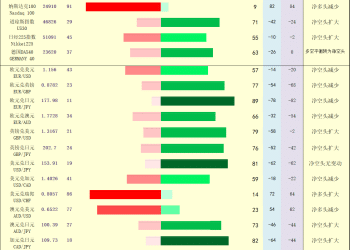 一张图：2025/11/11黄金原油外汇股指「枢纽点+多空持仓信号」一览