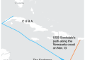 加勒比海上演「猫鼠游戏」！美舰硬阻航道，俄油轮三闯委内瑞拉均失败