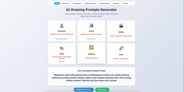 作为独立站出海者开发的第一个作品-AI 绘画提示生成器