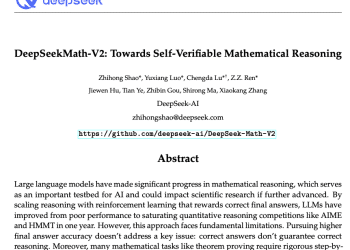DeepSeek-Math-V2数学模型开源，成绩碾压OpenAI和谷歌同类模型