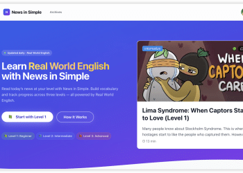 News In Simple - 基于 AI 的每日分级新闻阅读站 (Level 1-3 / 词汇提取 / 适合精读)