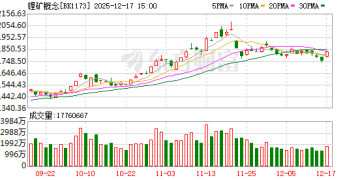 碳酸锂需求旺盛！锂矿概念集体走强 融资客抢筹6股过亿
