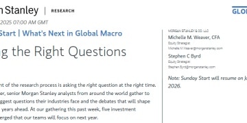 从AI到机器人！摩根士丹利：这五大主题将驱动2026年市场走向