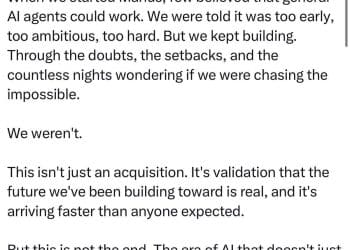 Manus被Meta收购！此前共完成4轮融资