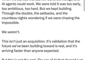 Meta宣布收购Manus，交易金额或达数十亿美元！标的公司8月曾首次公布财务数据：收入运行率为9000万美元