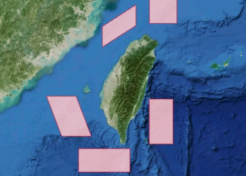 东部战区发布联合演训区公告及示意图