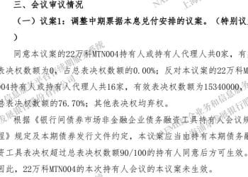 万科三个展期议案均未获通过，仍有5个工作日宽限期