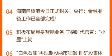 东方财富财经早餐 12月18日周四