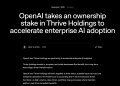 AI「循环交易」新玩法：OpenAI入局私募赛道 亲自下场推动企业用AI