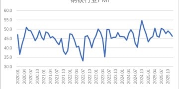 2025年12月钢铁PMI显示：市场供需两端明显下降 行业淡季特征进一步显现