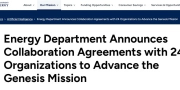 白宫：微软、谷歌等24家公司签署协议 加入美国AI「创世纪计划」