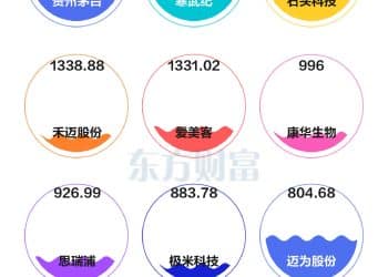摩尔线程最高797.97！这11股历史最高价更高