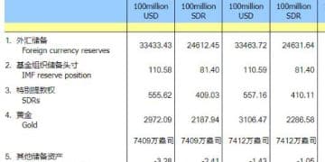 11月外汇储备增加30亿美元 黄金储备连增13个月