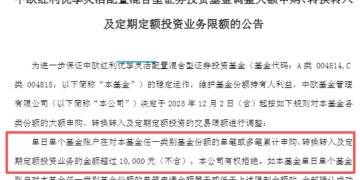 限购再加码!绩优基金纷纷宣布「闭门谢客」
