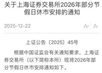 A股休市安排来了！港股通交易日安排同步出炉