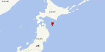 日本本州东岸近海附近发生7.8级左右地震