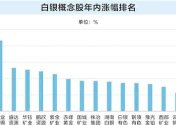 白银价格年内已翻倍 13只概念股估值低