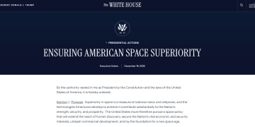 特朗普签署行政令:2028年登月、推进「太空核能计划」、商业化吸金!