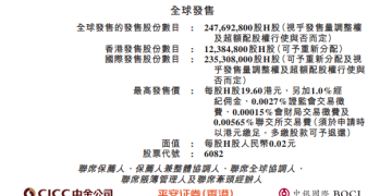 「港股GPU第一股」壁仞科技香港IPO拟发行逾2.47亿股 最高定价19.6港元