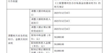 申购上限降至万元「地板」额度，货币基金打响收益「保卫战」