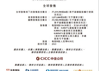 智谱：香港IPO拟发行逾3700万股 定价116.2港元