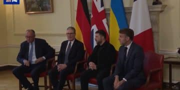 英法德乌领导人举行会谈！泽连斯基：「和平计划」已减至20点，乌无权割让领土！美方：特朗普或考虑退出