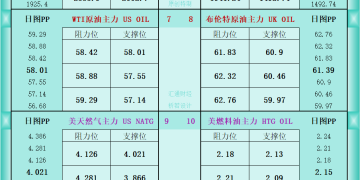 一张图看商品支撑阻力：金银油气+铂钯铜农产品期货(2025年12月31日)
