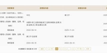 辛杰卸任深铁集团法定代表人，黄力平接任