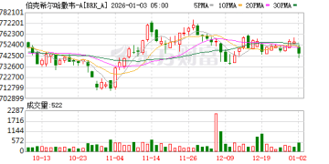 巴菲特时代落幕 伯克希尔股价下跌