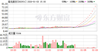 1月20日涨停复盘：62只股涨停 锋龙股份15连板