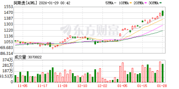 荷兰光刻机巨头阿斯麦宣布裁员1700人