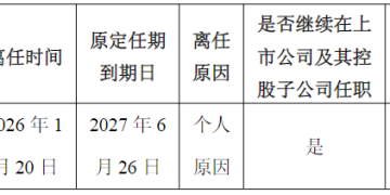 盛景微预计2025年净利继续下降，持股近2亿元董秘近日辞职！此前副总经理离任，投资者曾提出质疑