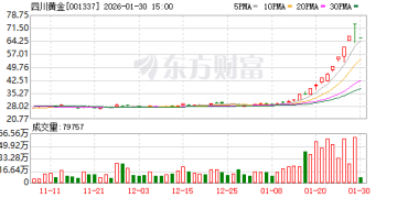 四川黄金2025年第四季度归母净利润预计环比下滑 第三大股东刚套现近1.8亿元