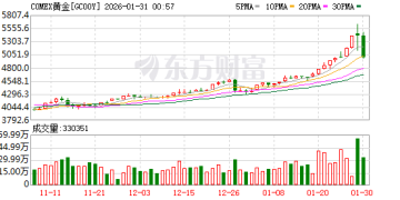 泰国期货交易所：黄金在线期货临时暂停交易