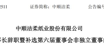 太突然，80后刘鹏接连辞去「纸巾巨头」总裁、董事长职务，他年薪514万元