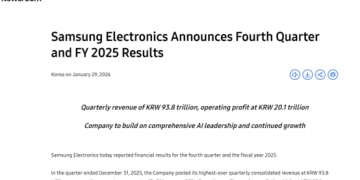 AI引爆存储涨价潮！三星Q4营收利润均创新高 芯片业务利润飙升470%