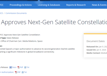 星链规模再扩容！美FCC批准SpaceX部署7500颗第二代卫星