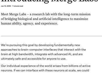 OpenAI、「G胖」参投 脑机高带宽接口初创公司Merge完成豪华种子轮融资