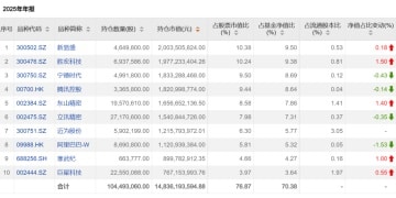 知名基金经理最新持股曝光！睿远基金赵枫：关注中国企业出海