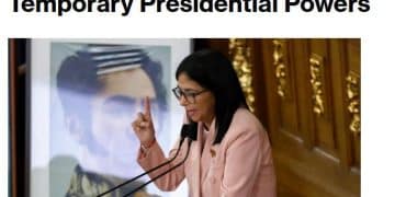 委内瑞拉代总统接管职权 已表态要捍卫委石油资源